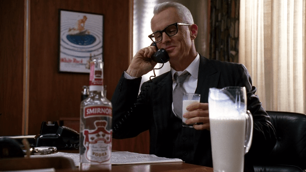 Mad Men Roger Vodka Milk